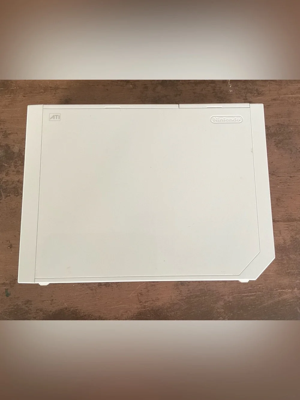 Nintendo White Console Top Cover with Subtle Logo